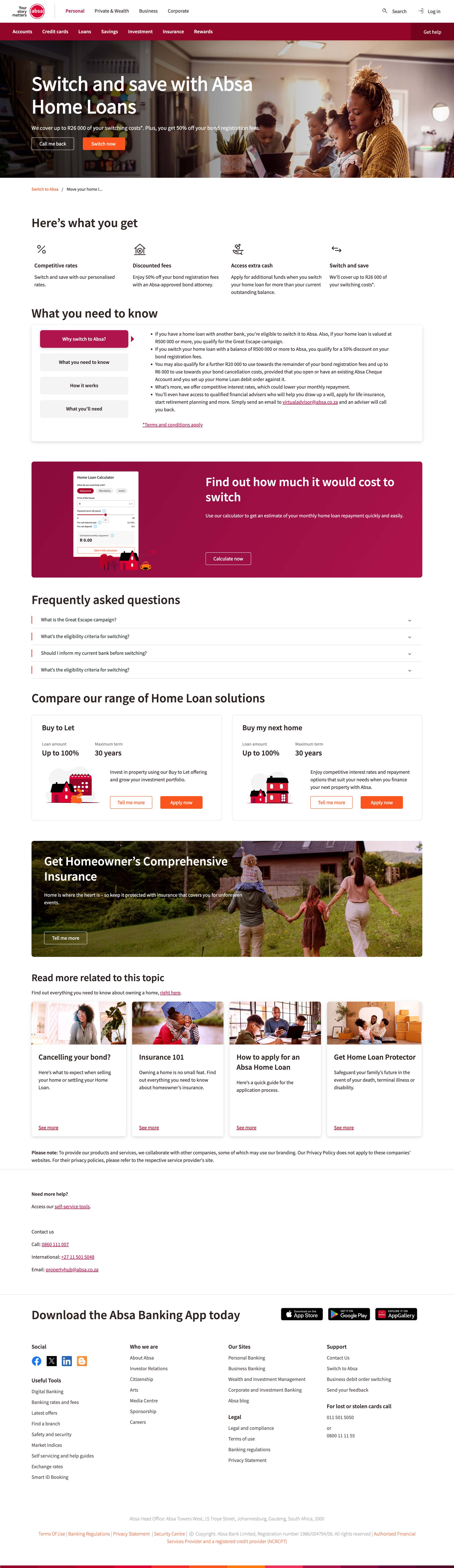 Switch your home loan