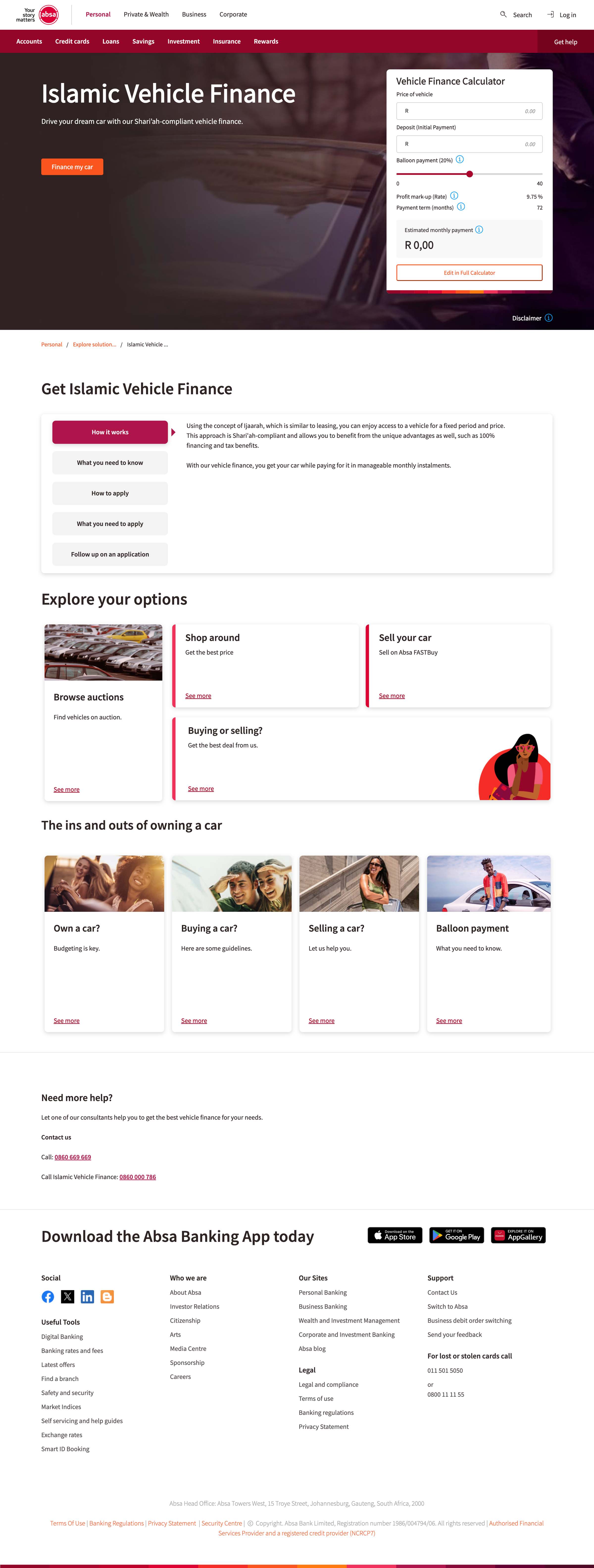 Islamic vehicle finance