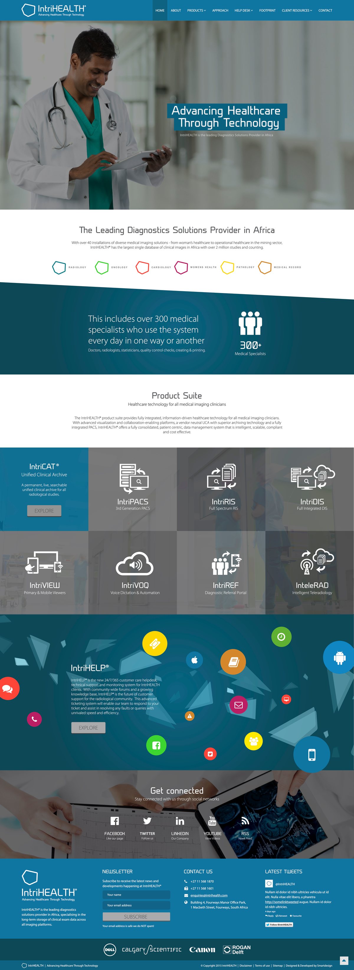 Home variant. Advancing Healthcare Through Technology.