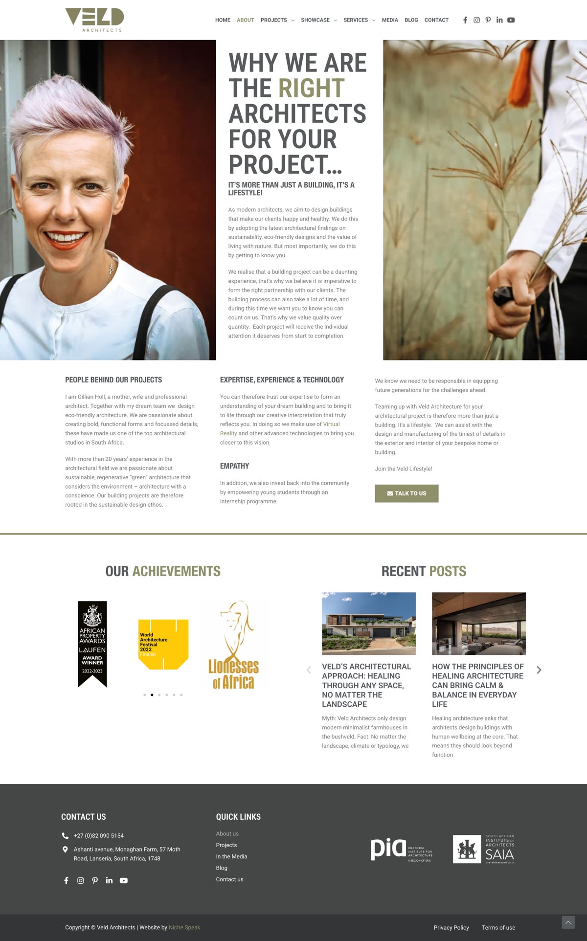About. Founder Gillian Holl, People, Expertise, Empathy.